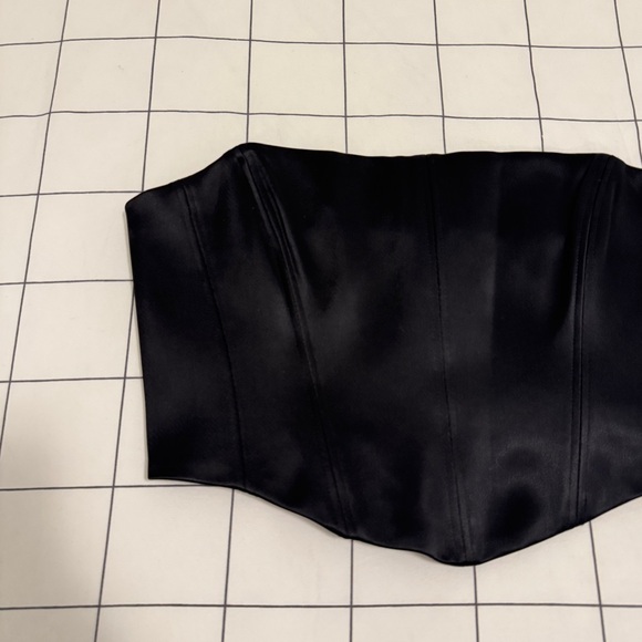 TEN BY BABATON BLAZE Black Corset Top - Picture 6 of 12